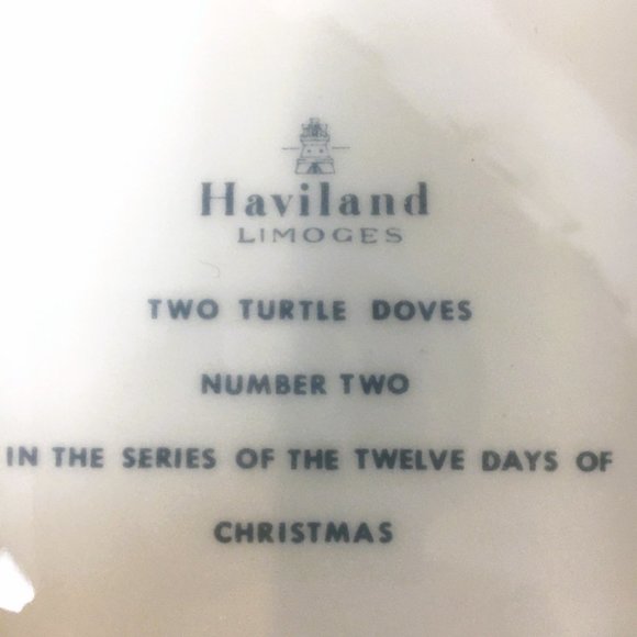 Haviland Limoges France 1971 Christmas Collector Plate Vintage - Picture 7 of 12